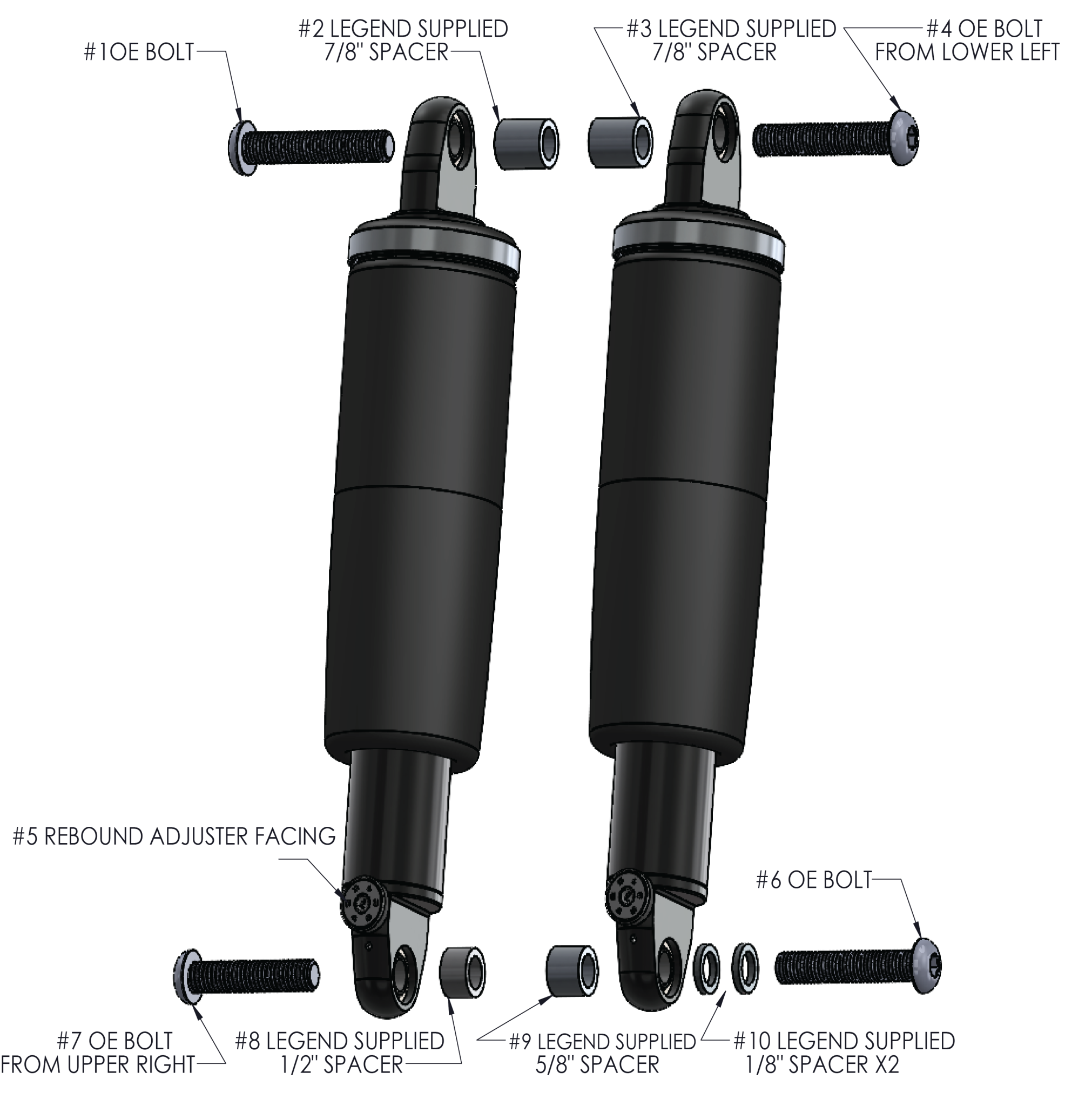 P2003 AIR/AIR-A 2007-2017 HARLEY DAVIDSON VROD MODELS – Legend Suspensions